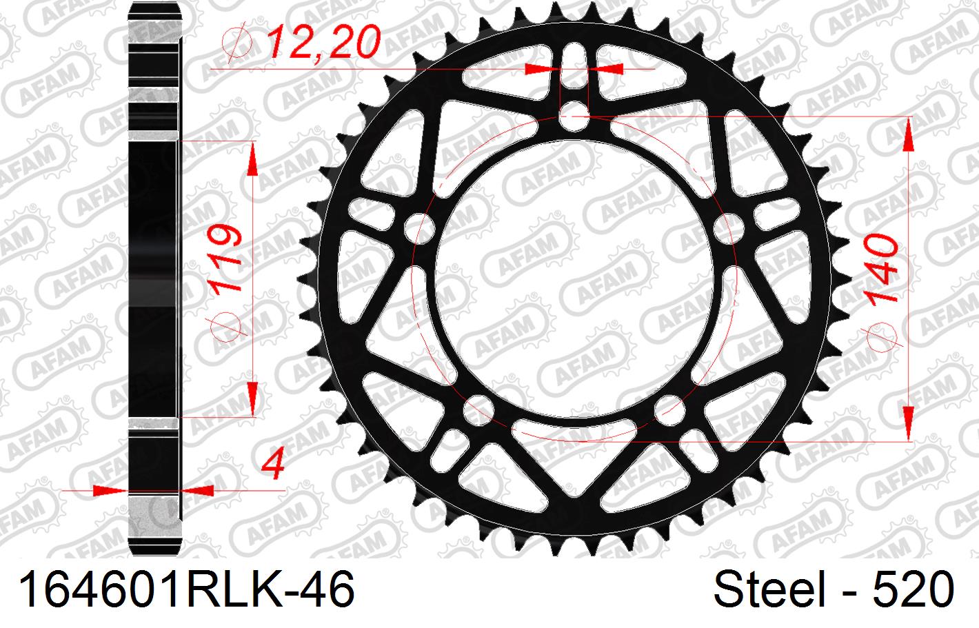 AFAM 164601RLK-46 AFAM 164601RLK-46