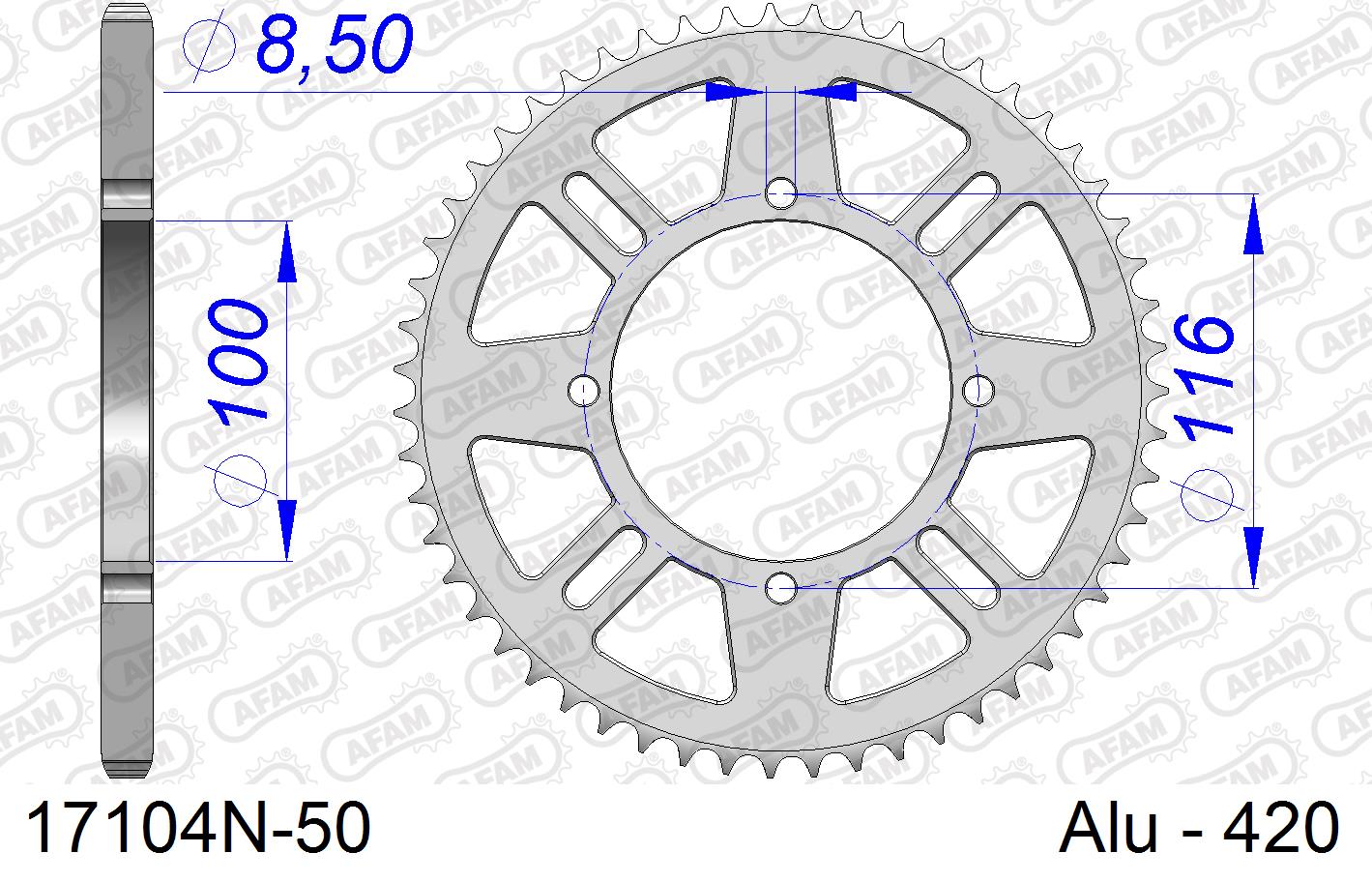 AFAM 17104N-50 AFAM 17104N-50