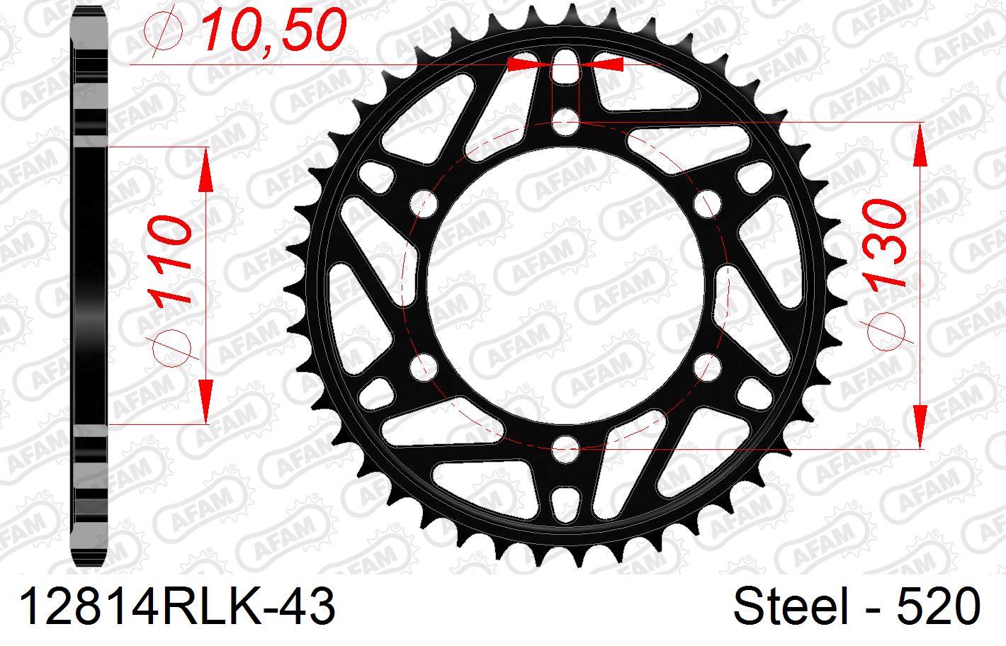 AFAM 12814RLK-43 AFAM 12814RLK-43