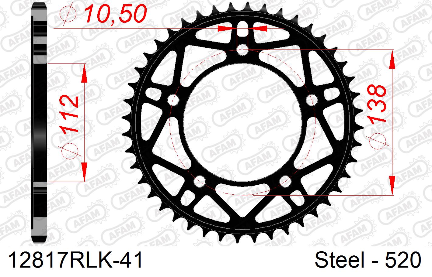 AFAM 12817RLK-41 AFAM 12817RLK-41