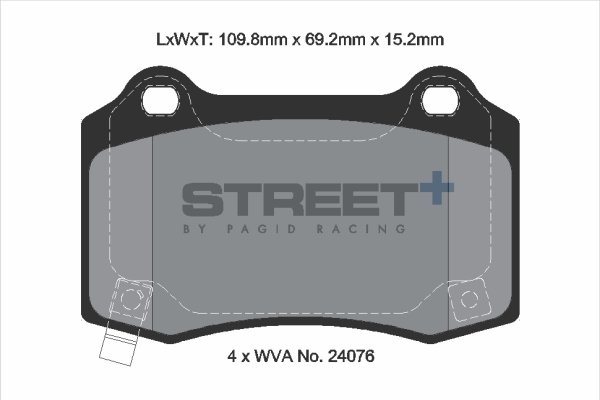 PAGID Racing T8055SP2001