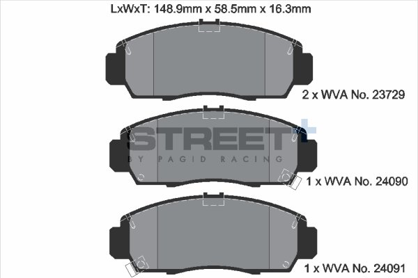 PAGID Racing T8042SP2001