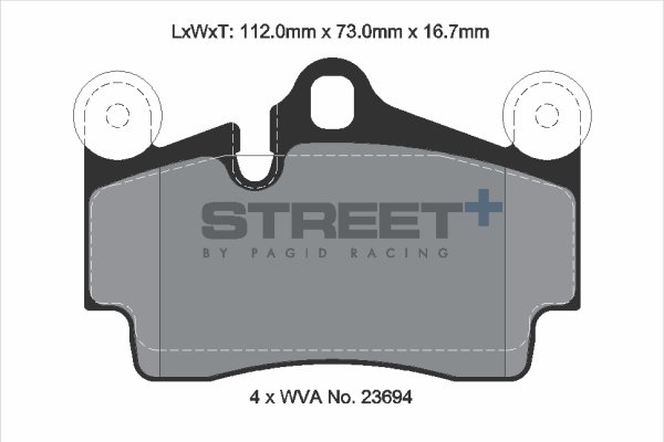 PAGID Racing T8039SP2001