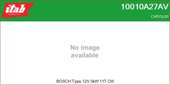 ITAB AUTOMOTIVE 10010A27AV