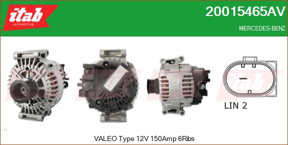 ITAB AUTOMOTIVE 20015465AV ITAB AUTOMOTIVE 20015465AV