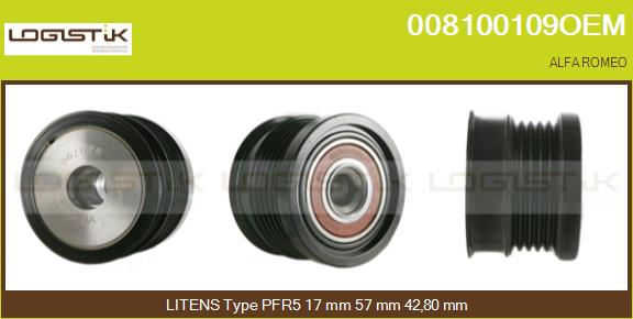 LGK 008100109OEM