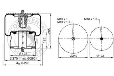 CONTITECH AIR SPRING 817 MB