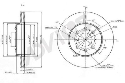 ADVICS C6F123B