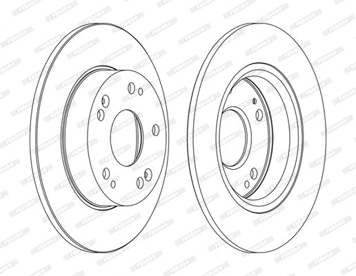 FERODO DDF1558C-1-D