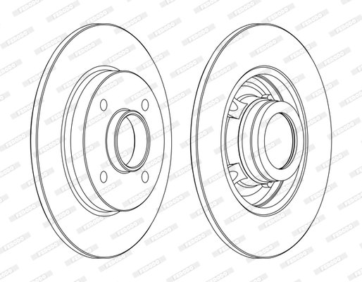 FERODO DDF1523P-D