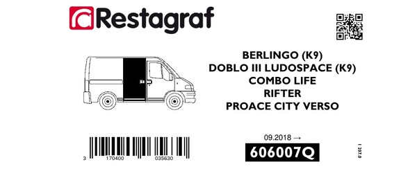 RESTAGRAF 606007Q RESTAGRAF 606007Q