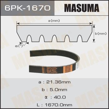 MASUMA 6PK-1670 MASUMA 6PK-1670