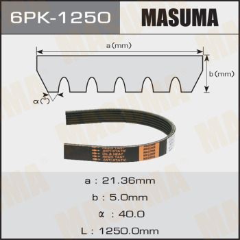 MASUMA 6PK-1250 MASUMA 6PK-1250