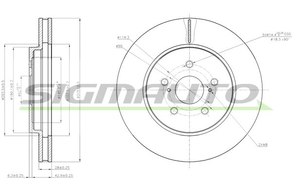 SIGMAUTO DBB544V