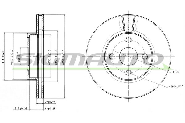 SIGMAUTO DBB335V