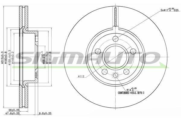 SIGMAUTO DBB160V