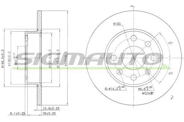 SIGMAUTO DBB129S