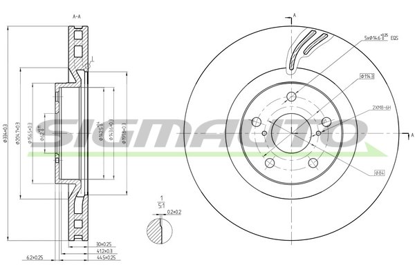 SIGMAUTO DBC497VRD