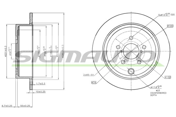 SIGMAUTO DBB883S