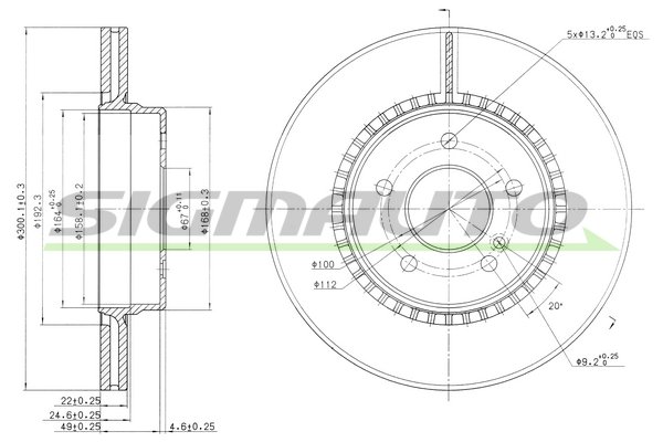 SIGMAUTO DBB764V