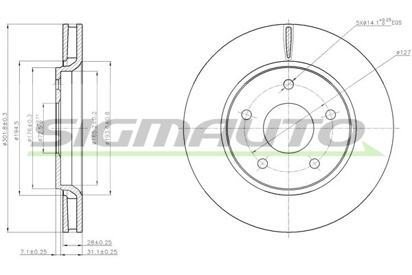 SIGMAUTO DBB807V