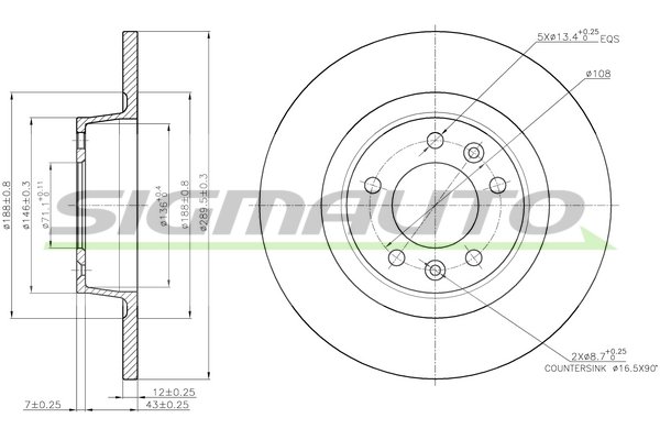 SIGMAUTO DBB744S