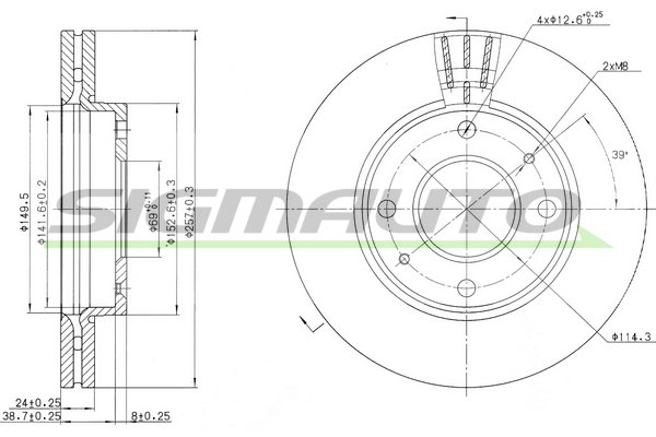 SIGMAUTO DBB270V