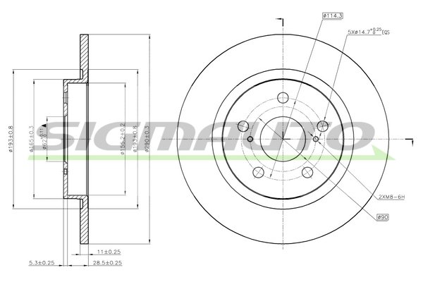 SIGMAUTO DBB755S