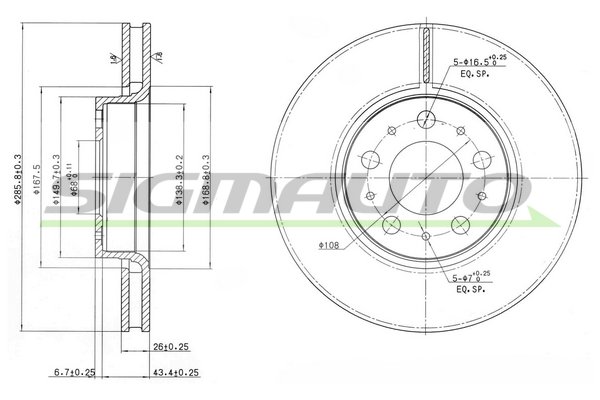 SIGMAUTO DBB163V