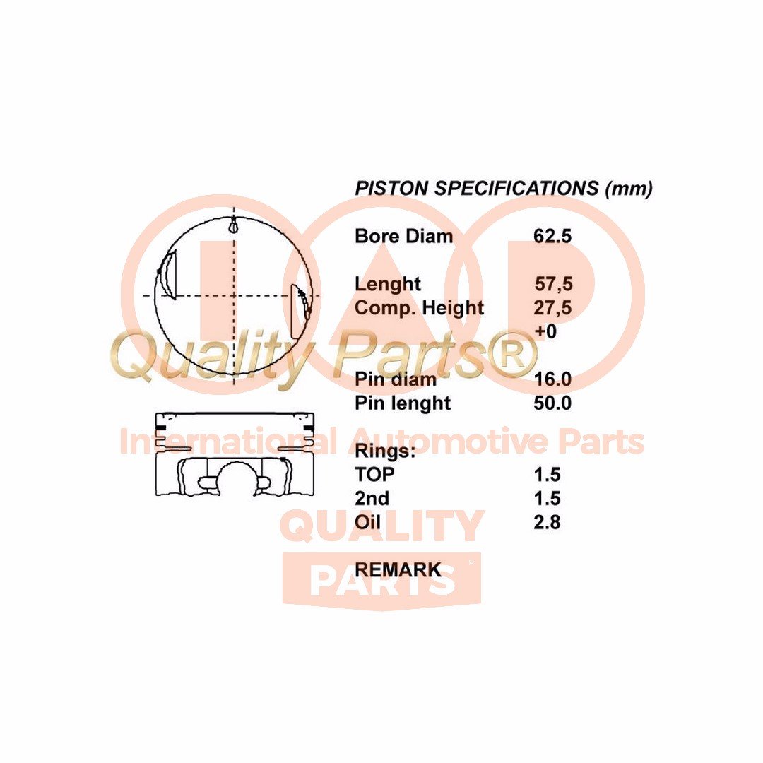 IAP QUALITY PARTS 101-16013