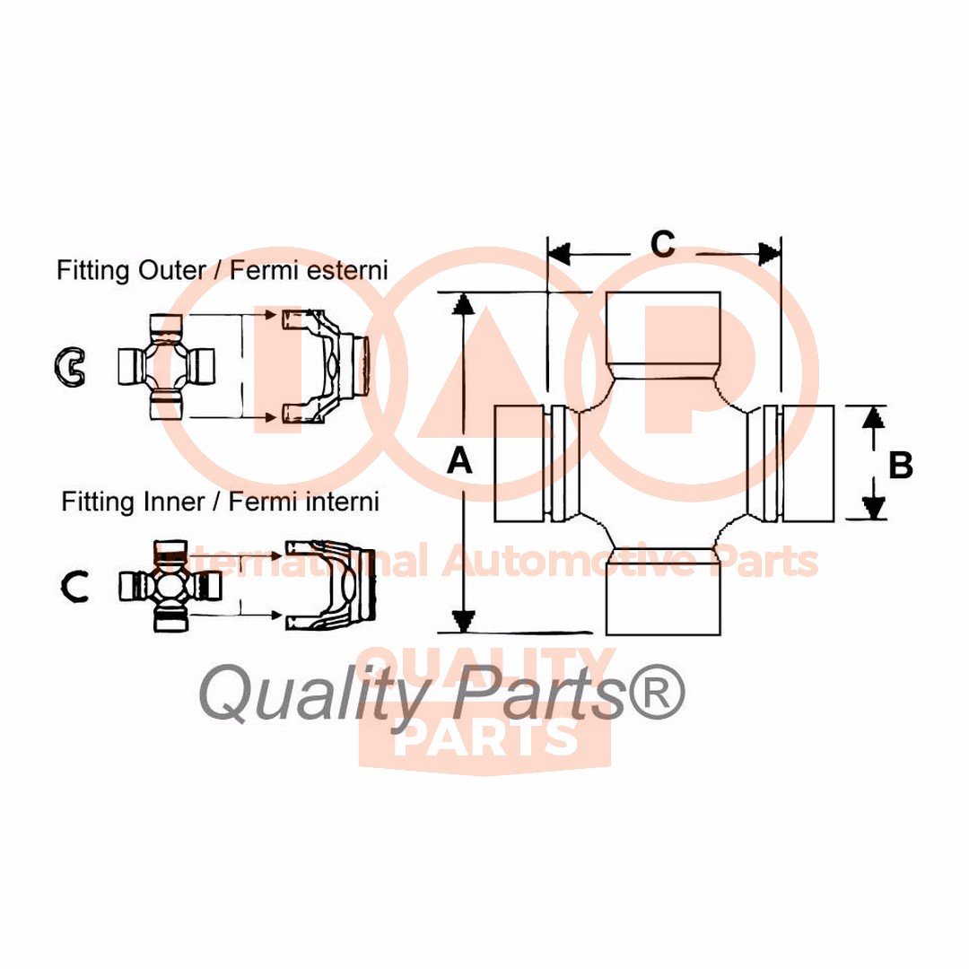IAP QUALITY PARTS 308-14011 IAP QUALITY PARTS 308-14011