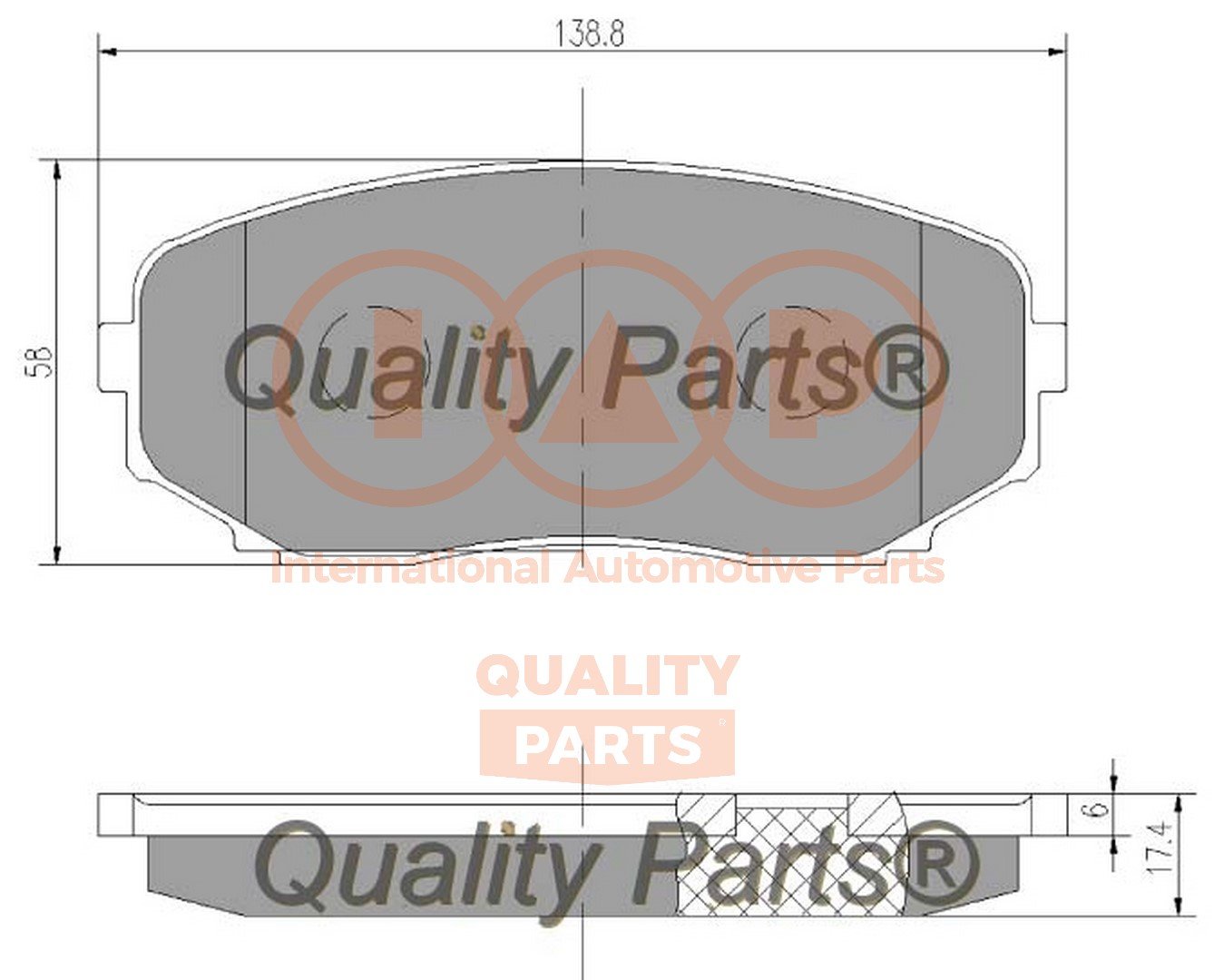 IAP QUALITY PARTS 704-11100