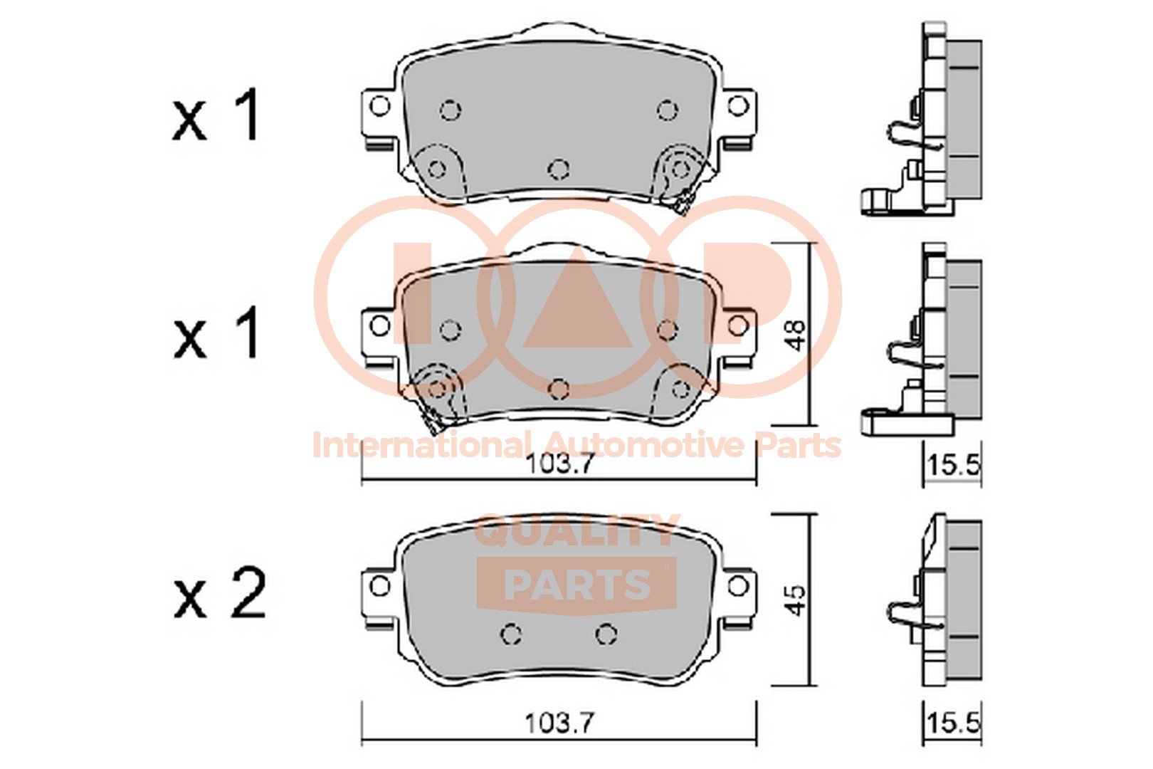 IAP QUALITY PARTS 704-13112P