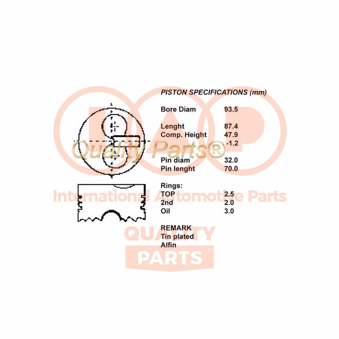 IAP QUALITY PARTS 100-11061