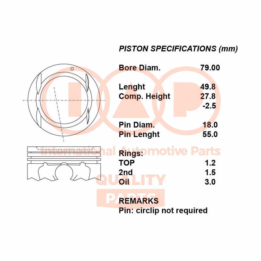 IAP QUALITY PARTS 100-20036