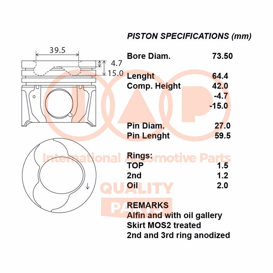 IAP QUALITY PARTS 100-17193