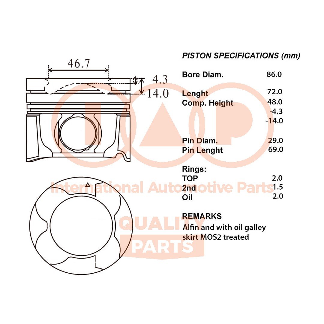 IAP QUALITY PARTS 100-17196