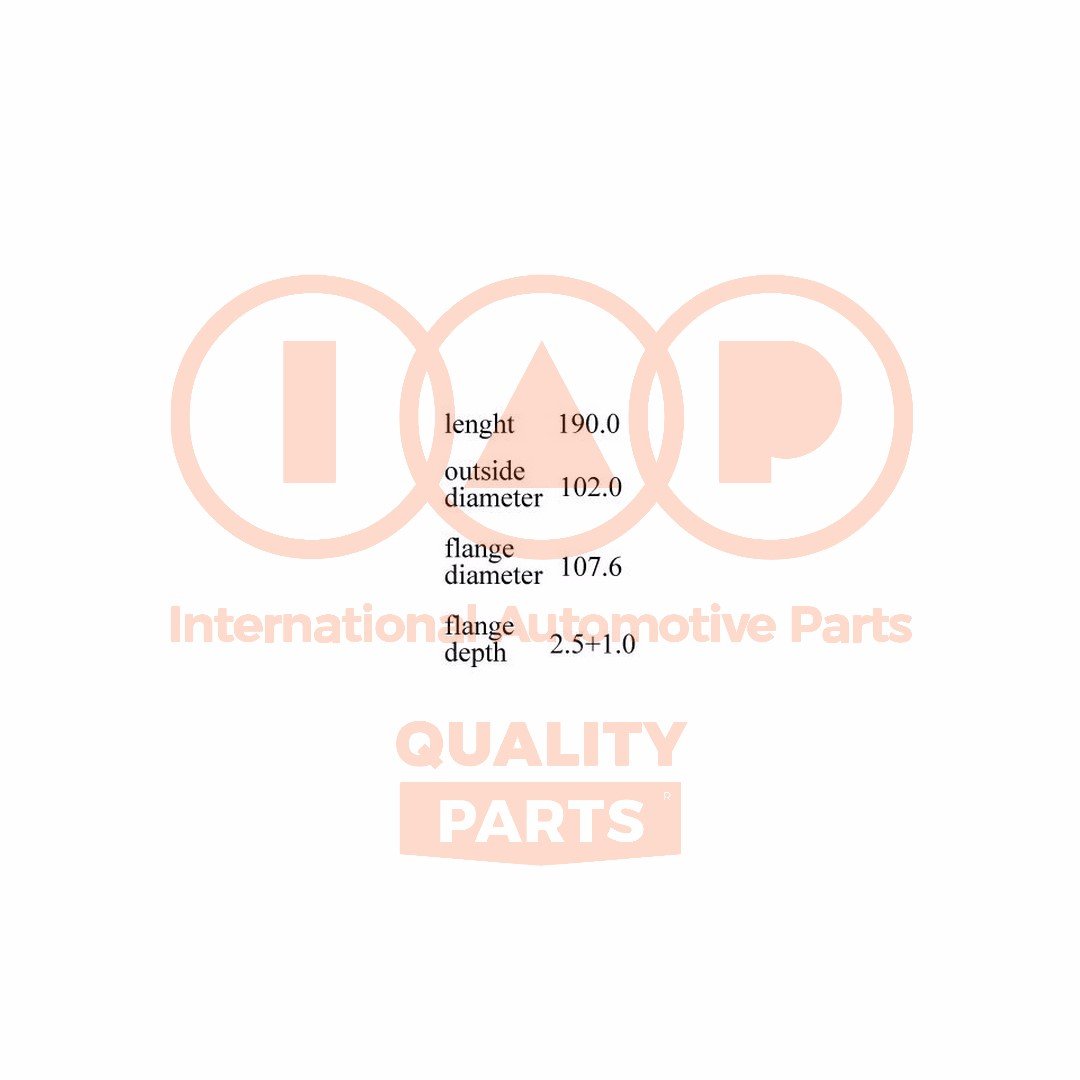 IAP QUALITY PARTS 103-17010S