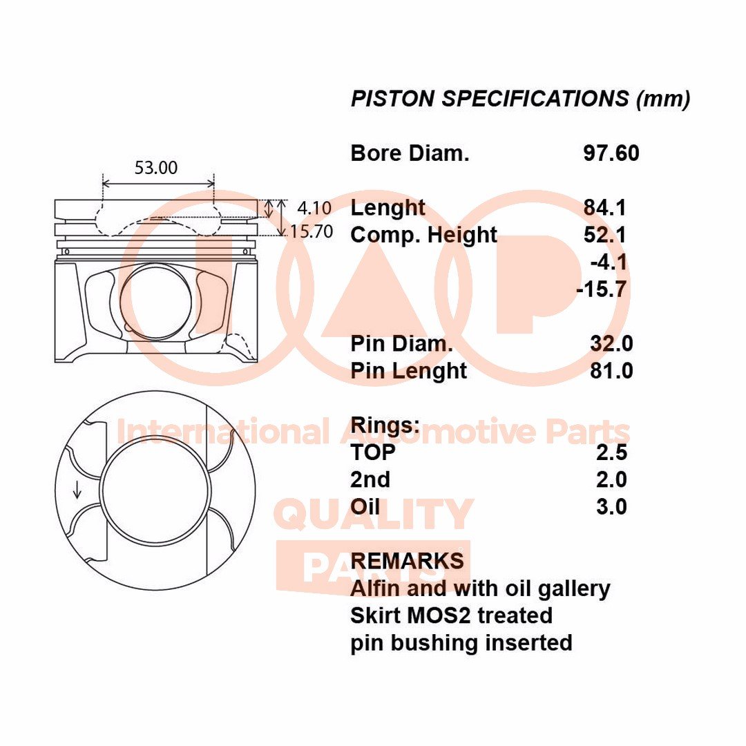 IAP QUALITY PARTS 100-21059