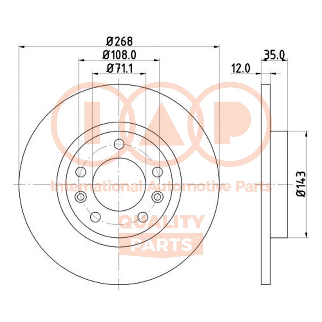 IAP QUALITY PARTS 709-52031