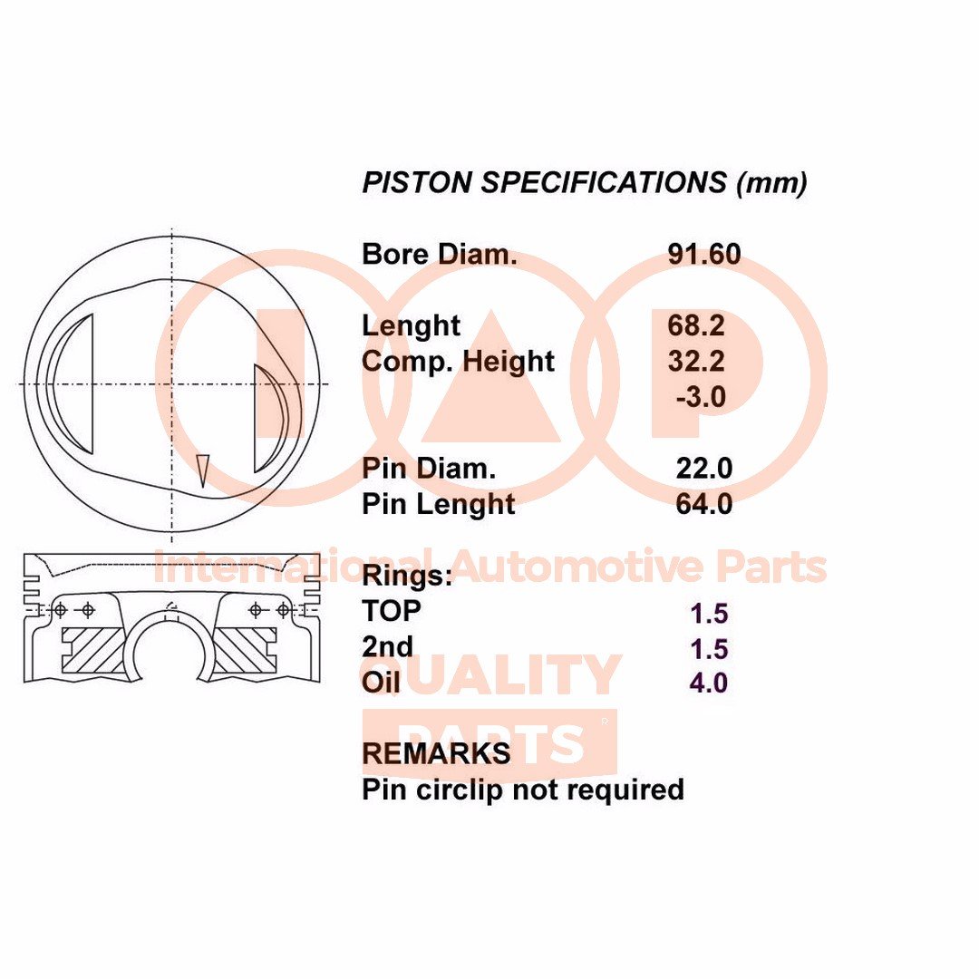 IAP QUALITY PARTS 101-12041