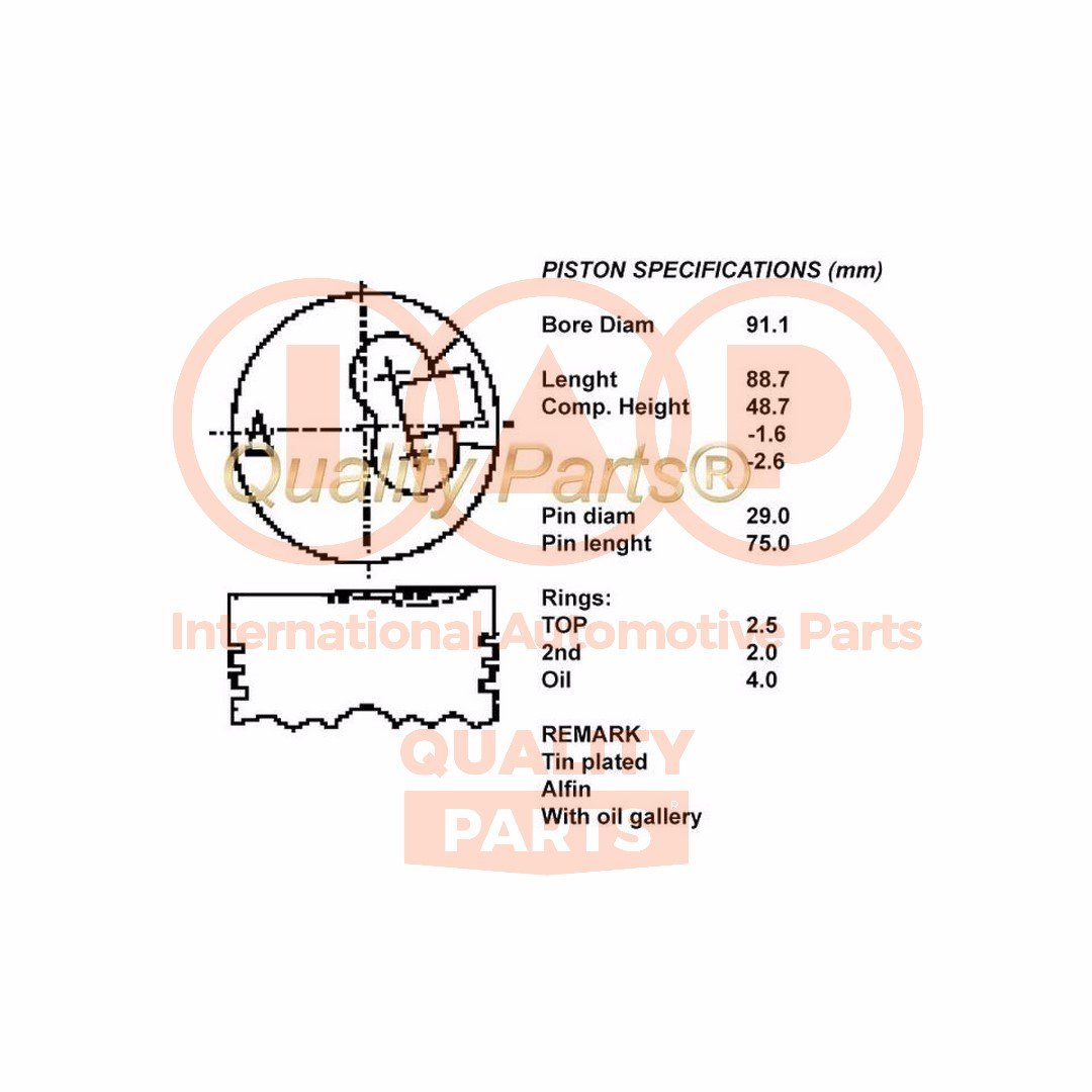 IAP QUALITY PARTS 100-12028