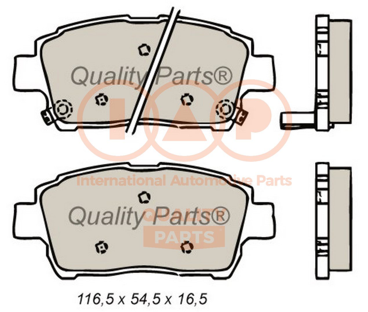 IAP QUALITY PARTS 704-17001