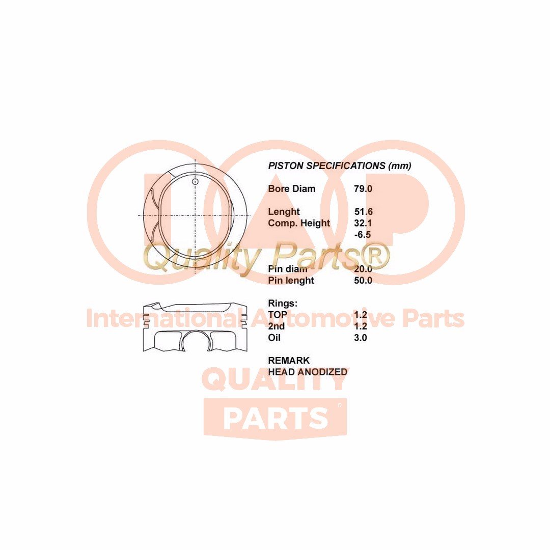 IAP QUALITY PARTS 100-17105