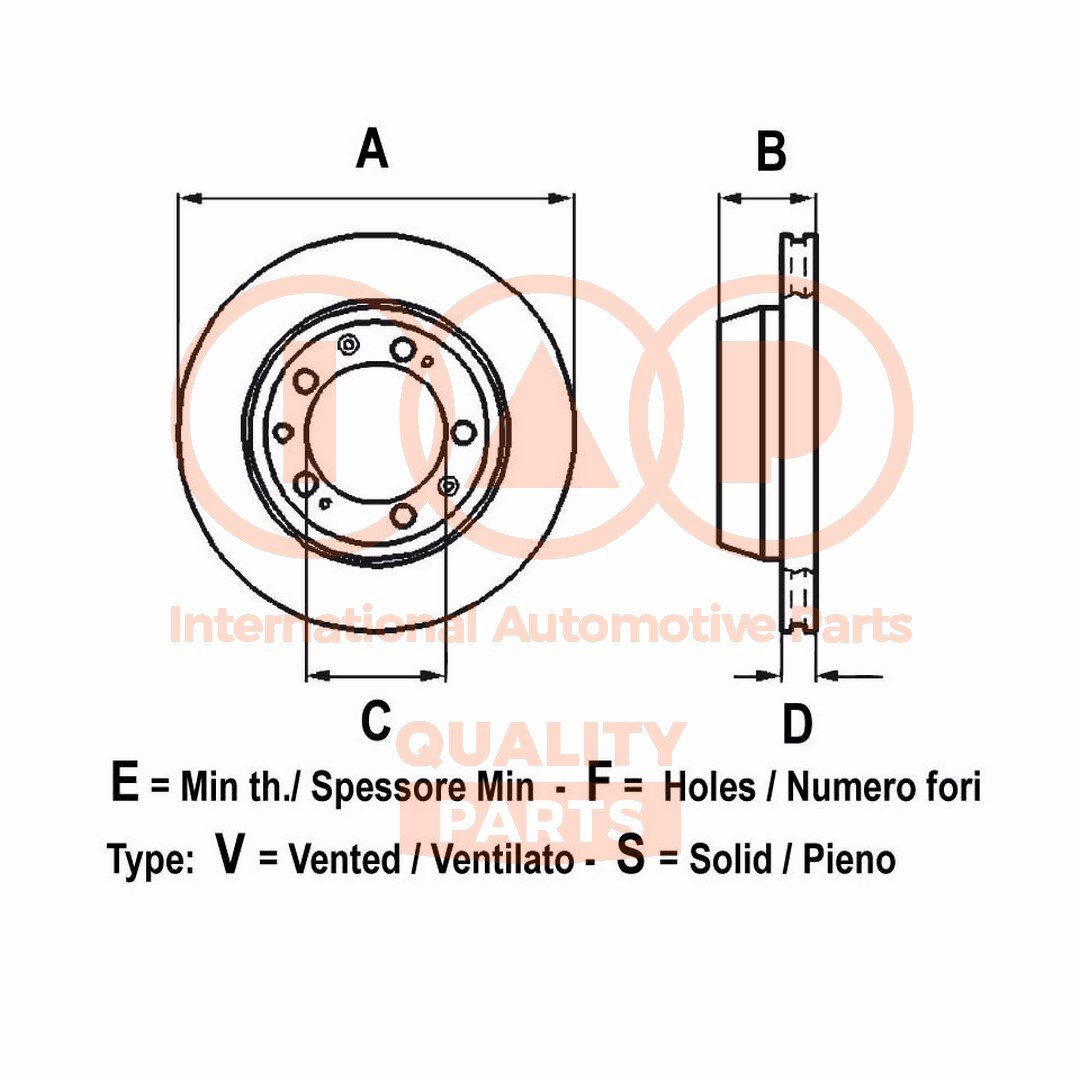 IAP QUALITY PARTS 709-12104