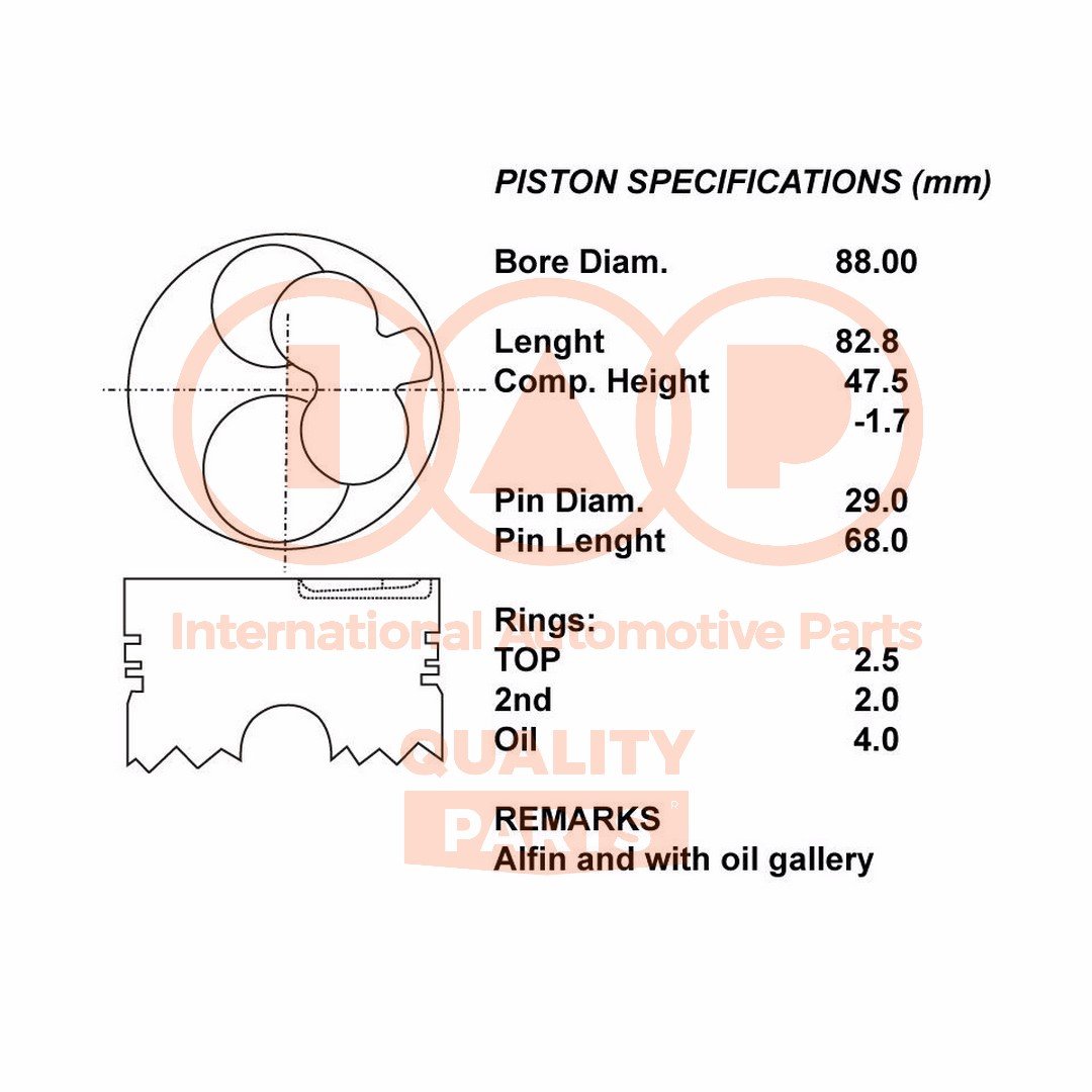 IAP QUALITY PARTS 100-09008