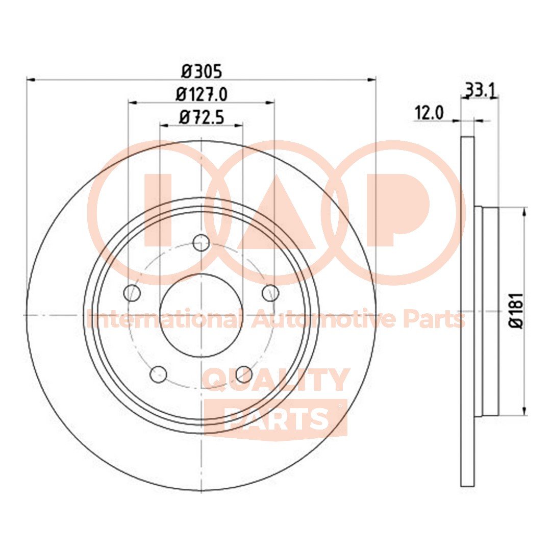 IAP QUALITY PARTS 709-02022