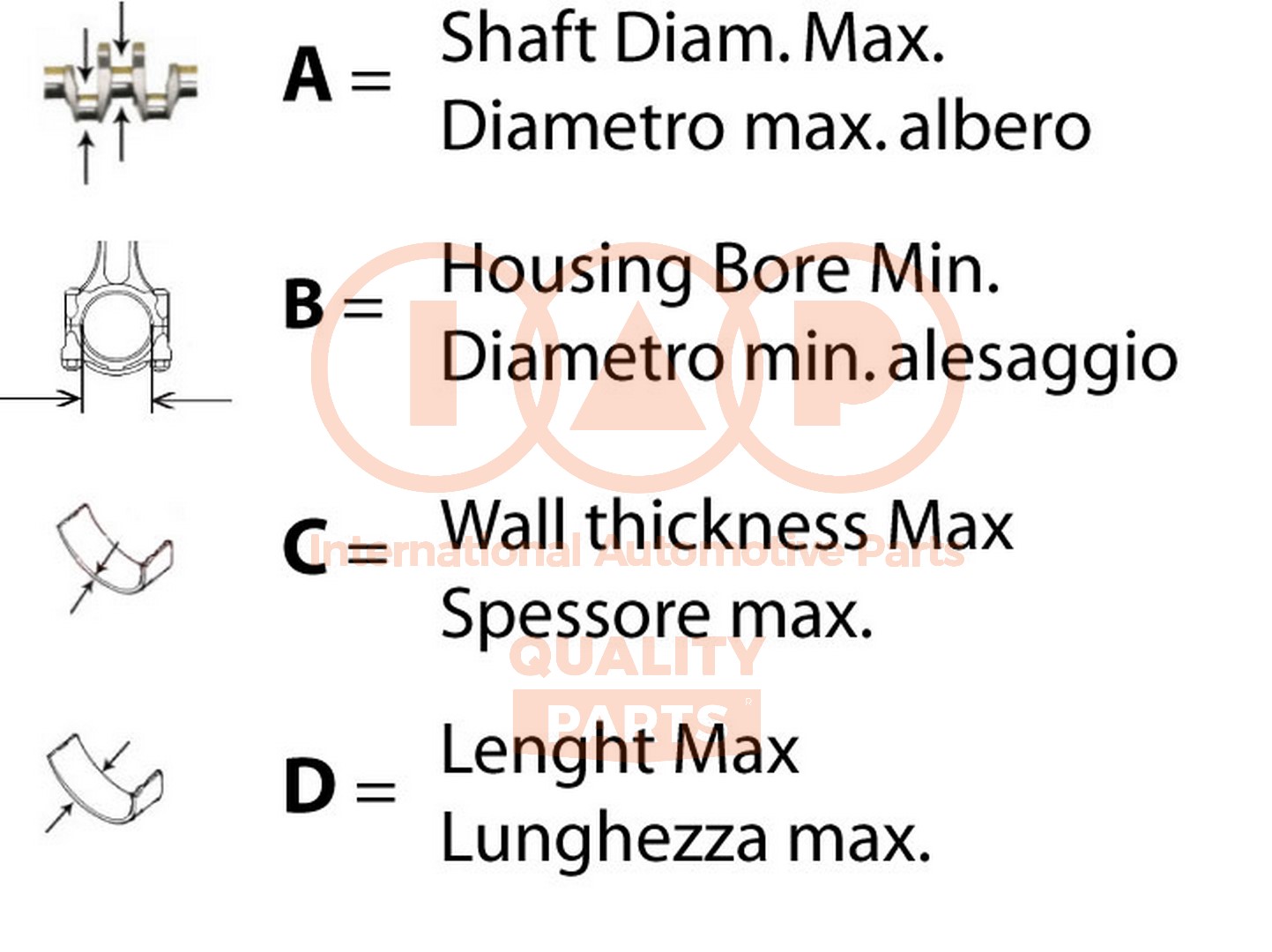 IAP QUALITY PARTS 104-12112