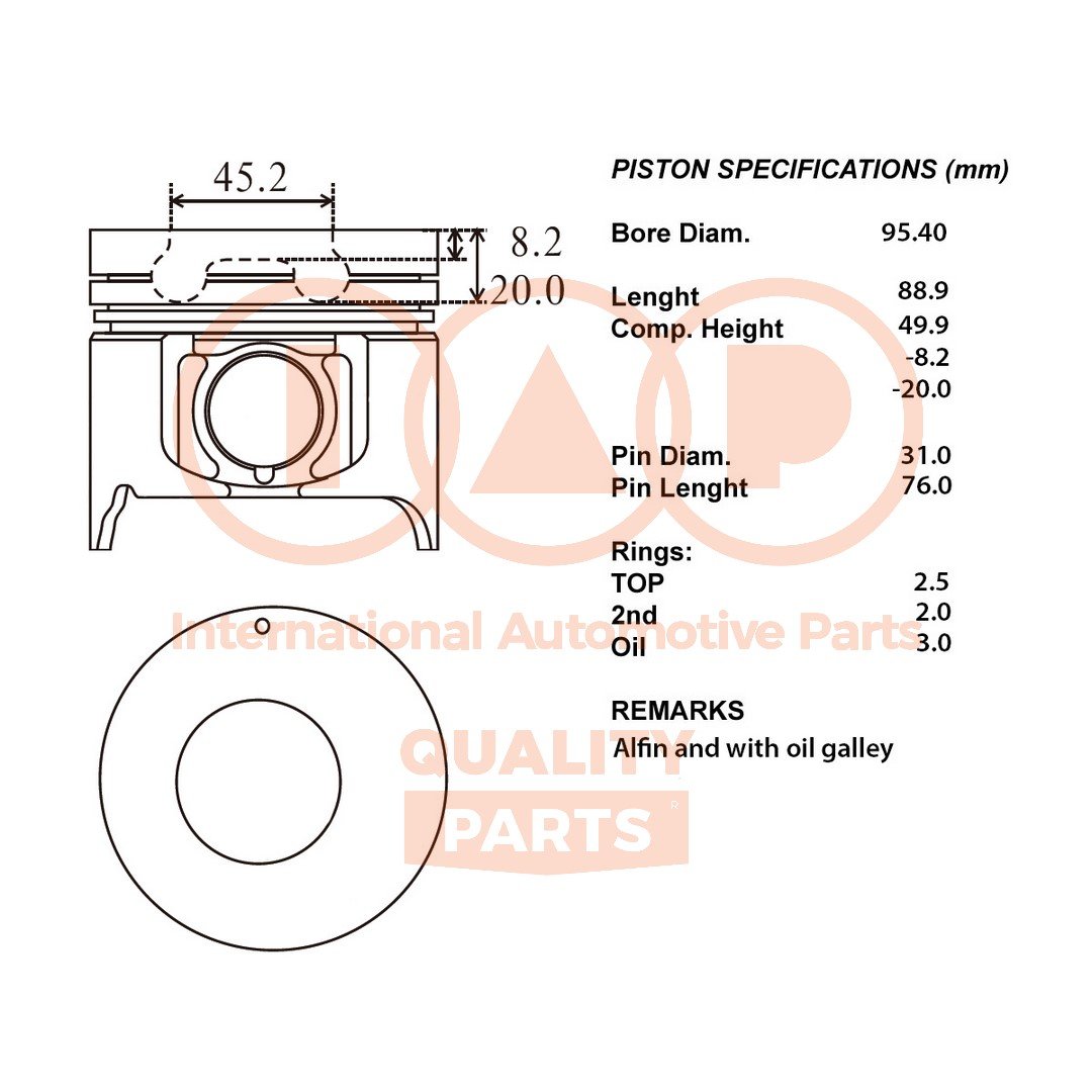 IAP QUALITY PARTS 100-09020