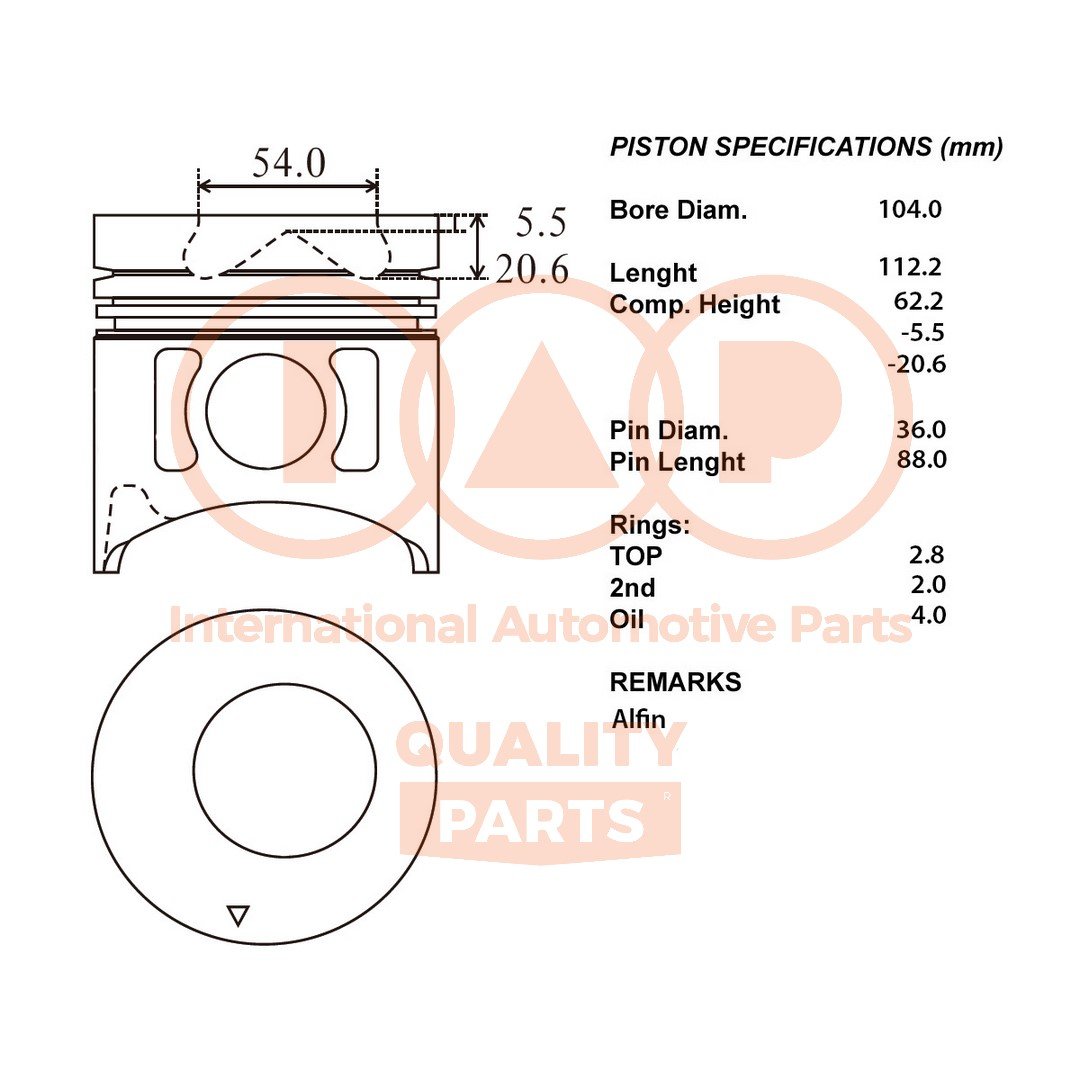 IAP QUALITY PARTS 100-12102